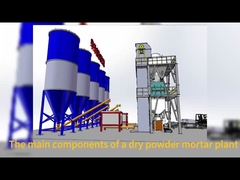 Customized 1800KG Weight Higher Production Efficiency Dry Cement Mixing Plant Batching Plant Dry Mix