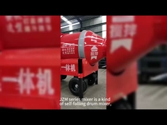 Mini Concrete Cement Mixer with 3.3 Meters Long Nylon Conveyor Belt 1000L Capacity and Construction