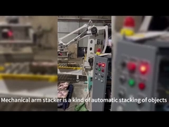 The swivel arm stacker was put into operation on June 16th.